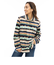 【OUTLET】BILLABONG レディース FORGE FLEECE 0 長袖シャツ BML 【2024年秋冬モデル】