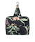 【OUTLET】【オンラインストア・直営店限定】Roxy CUTE PLANE ウィメンズ BLACK ボタニカル柄 ポーチ 小物入れ