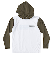 【OUTLET】Quiksilver OMNI BOX HOODIE YOUTH キッズ ラッシュガード フーディ パーカー