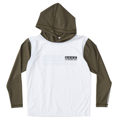 【OUTLET】Quiksilver OMNI BOX HOODIE YOUTH キッズ ラッシュガード フーディ パーカー