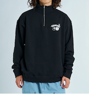 【OUTLET】【直営店限定】DC Shoes 24 8BALL&DICE HALF ZIP PULLOVER