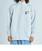 【OUTLET】【直営店限定】DC Shoes 24 8BALL&DICE HALF ZIP PULLOVER
