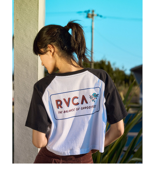 【OUTLET】RVCA レディース OLD WAYS CROPPED SS TEE Tシャツ 【2025年春夏モデル】