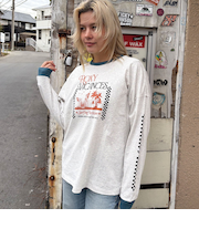 【OUTLET】Roxy SEEKING MORE FUN ウィメンズ 長袖Tシャツ ロンT ロングスリーブ メンズライクシルエット