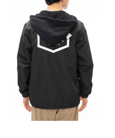 【OUTLET】RVCA メンズ ISLAND HEX COACHES J ジャケット BLK 【2024年秋冬モデル】