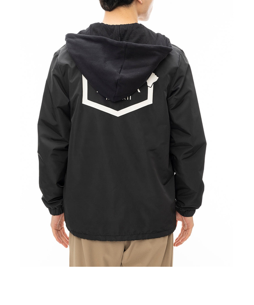 【OUTLET】RVCA メンズ ISLAND HEX COACHES J ジャケット BLK 【2024年秋冬モデル】