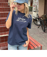 【OUTLET】Roxy ALWAYS SALTY ウィメンズ 半袖Tシャツ ティーシャツ 接触冷感 オーバーサイズ 暑さ対策