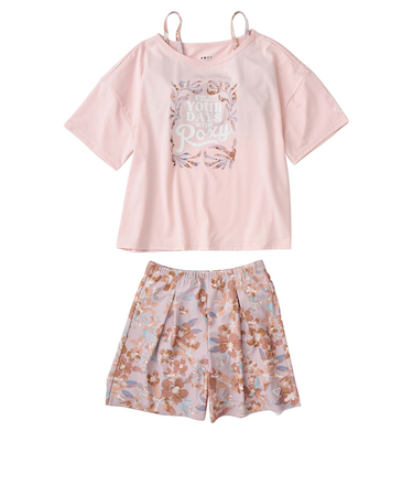 【ROXY ロキシー 公式通販】ロキシー（ROXY）【OUTLET】Roxy MINI ARTSY FLORAL キッズ ラッシュTシャツ付き 水着 3点セット
