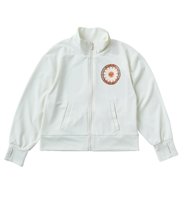 【OUTLET】Roxy MINI WILD FLOWER ZIP キッズ ジップ付きラッシュガード 近赤外線 スキンケアラッシュガード