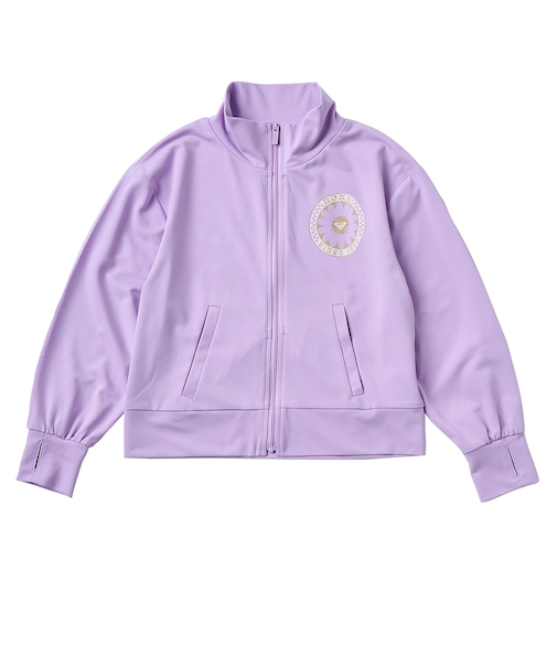【OUTLET】Roxy MINI WILD FLOWER ZIP キッズ ジップ付きラッシュガード 近赤外線 スキンケアラッシュガード
