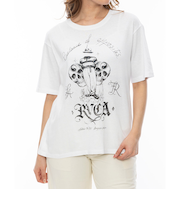 【RVCA ルーカ公式通販】ルーカ （RVCA）【OUTLET】RVCA レディース INVISIBLE MAN Ｔシャツ WHT 【2024年秋冬モデル】