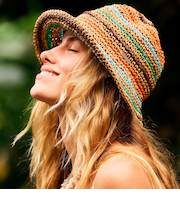 【OUTLET】Roxy CANDIED PEACY ウィメンズ ハット ペーパーストロー <2025 ETERNAL SUMMER COLLECTION>