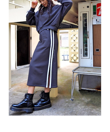 【OUTLET】BILLABONG レディース SIDE LINE セットアップ スカート OFB 【2024年秋冬モデル】