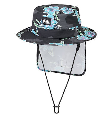 【OUTLET】Quiksilver WR UV WATER BEACH HAT PRT メンズ サーフハット