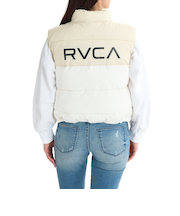 【RVCA ルーカ公式通販】ルーカ （RVCA）【OUTLET】RVCA レディース RVCA PUFFER VEST ベスト WDR0 【2024年冬モデル】