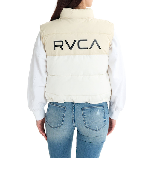 【RVCA ルーカ公式通販】ルーカ (RVCA)【OUTLET】RVCA レディース RVCA PUFFER VEST ベスト WDR0 【2024年冬モデル】