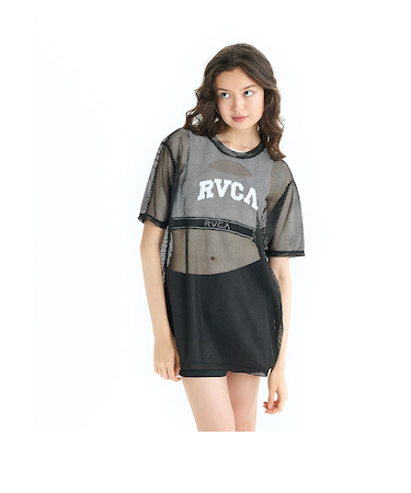 【RVCA ルーカ公式通販】ルーカ (RVCA)【OUTLET】RVCA レディース ARCH RVCA MESH TEE Tシャツ 【2025年夏モデル】