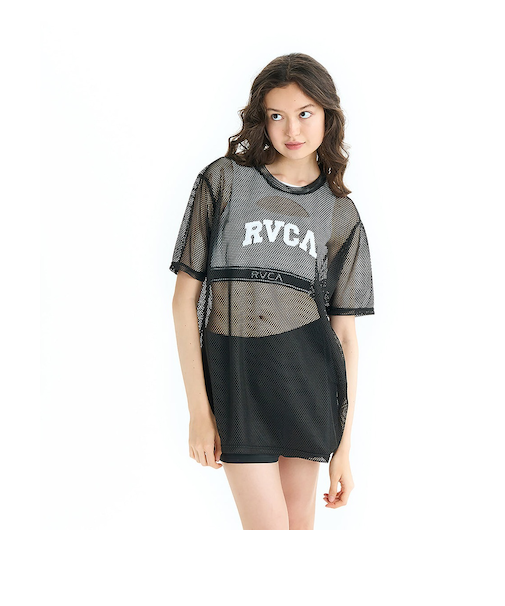【RVCA ルーカ公式通販】ルーカ (RVCA)【OUTLET】RVCA レディース ARCH RVCA MESH TEE Tシャツ 【2025年夏モデル】