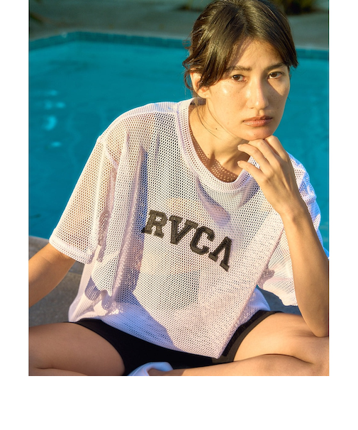 【RVCA ルーカ公式通販】ルーカ (RVCA)【OUTLET】RVCA レディース ARCH RVCA MESH TEE Tシャツ 【2025年夏モデル】