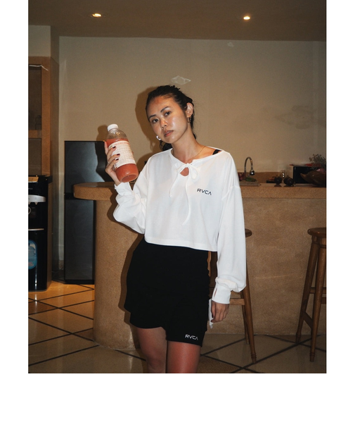 【OUTLET】RVCA レディース MINI RVCA UTILITY LS TEE 長袖サーフTシャツ 【2025年春夏モデル】