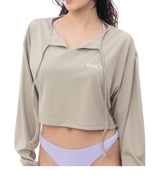 【OUTLET】RVCA レディース MINI RVCA UTILITY LS TEE 長袖サーフTシャツ 【2025年春夏モデル】
