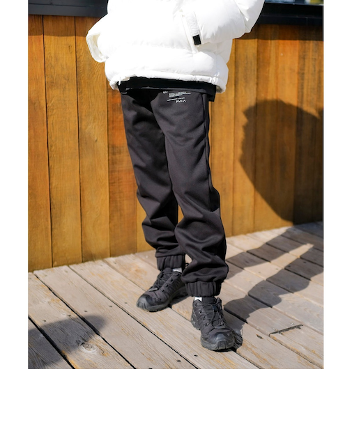 【OUTLET】RVCA メンズ REFLECTIVE BAS PT セットアップボトムス BLK 【2024年冬モデル】
