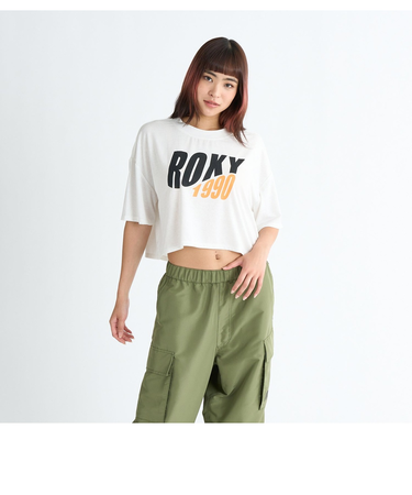 【OUTLET】Roxy SILENT VIBES ウィメンズ 半袖Tシャツ フィットネス スポーツ <2025 SPORTS COLLECTION>