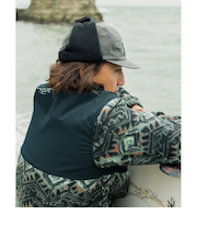 【OUTLET】BILLABONG メンズ BOUNDARY RE-ISSUE ハーフジップジャケット BLK 【2024年秋冬モデル】