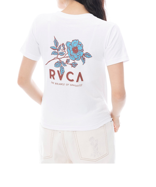 【OUTLET】RVCA レディース FLOWER RVCA BABY TEE Tシャツ 【2025年春夏モデル】