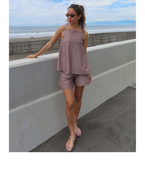 【ROXY ロキシー 公式通販】ロキシー(ROXY)【OUTLET】Roxy LA VIE ウィメンズ 水着 3点セット バンドゥ キャミソール キュロット