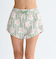 【OUTLET】Roxy NO BAD WAVES PRINTED ウィメンズ ボードショーツ ハイビスカス柄 グリーン 花柄 水着