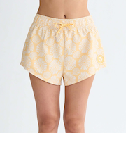 【OUTLET】Roxy NO BAD WAVES PRINTED ウィメンズ ボードショーツ ハイビスカス柄 グリーン 花柄 水着