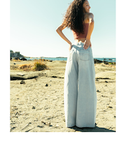 【OUTLET】BILLABONG レディース 【BEACH LOVER JEANS】 WIDE BUGGY DENIM デニムパンツ 【2025年春夏モデル】