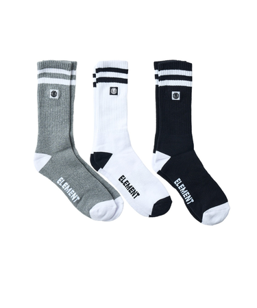 【OUTLET】【直営店限定】ELEMENT メンズ CLEARSIGHT SOCKS 3PK その他アクセサリー 【2025年春夏モデル】