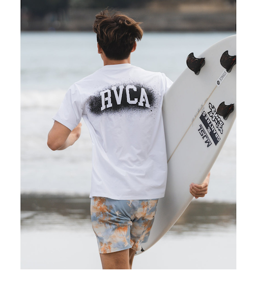 【OUTLET】【オンライン限定】RVCA メンズ IVY STENCIL ST サーフTシャツ 【2025年春夏モデル】