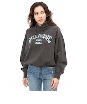 【OUTLET】BILLABONG レディース ARCH LOGO SWEAT PARK パーカー OFB 【2024年秋冬モデル】
