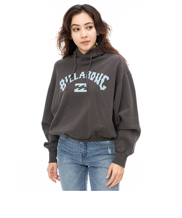 【OUTLET】BILLABONG レディース ARCH LOGO SWEAT PARK パーカー OFB 【2024年秋冬モデル】