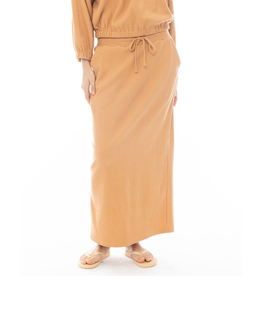 【OUTLET】BILLABONG レディース 【CHILLWEAR】 JACQUARD RIB セットアップ LONG スカート 【2025年春夏モデル】