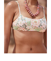 【ROXY ロキシー 公式通販】ロキシー（ROXY）【OUTLET】Roxy CANARIAS BRALETTE ウィメンズ 水着 ビキニトップ 花柄
