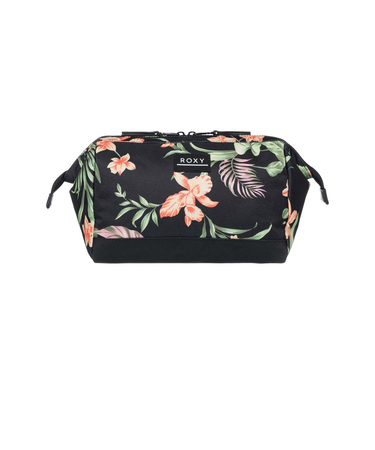 【ROXY ロキシー 公式通販】ロキシー（ROXY）【OUTLET】Roxy TINY RIP ウィメンズ ポーチ BLACK ボタニカル柄 ポーチ 小物入れ