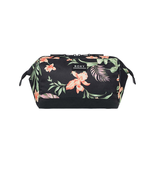 【ROXY ロキシー 公式通販】ロキシー（ROXY）【OUTLET】Roxy TINY RIP ウィメンズ ポーチ BLACK ボタニカル柄 ポーチ 小物入れ
