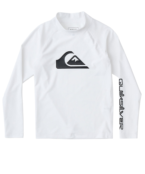 【OUTLET】Quiksilver ALL TIME LR YOUTH キッズ ラッシュガード