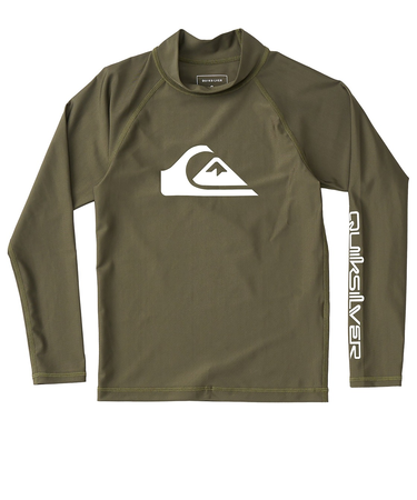 【OUTLET】Quiksilver ALL TIME LR YOUTH キッズ ラッシュガード