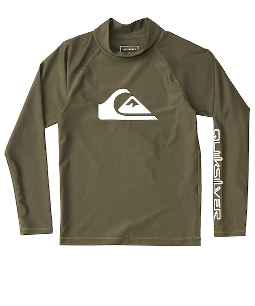 【OUTLET】Quiksilver ALL TIME LR YOUTH キッズ ラッシュガード
