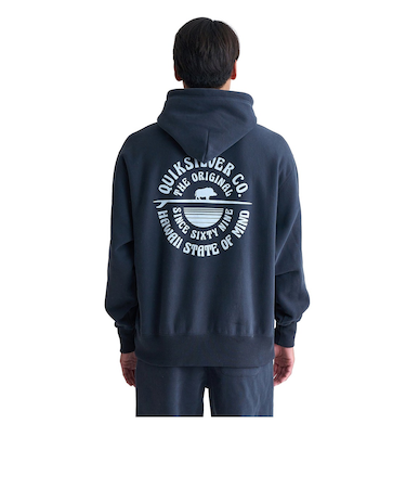 【OUTLET】Quiksilver BOARDWALK FLEECE HOODIE 裏起毛 パーカー フーディ メンズ