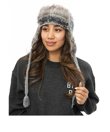 【OUTLET】BILLABONG レディース CABLE WOOL BLEND BEA ビーニー GRY 【2024年秋冬モデル】