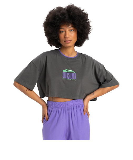 【OUTLET】【オンラインストア・直営店限定】Quiksilver MAXI CROP SS TEE ウィメンズ Tシャツ