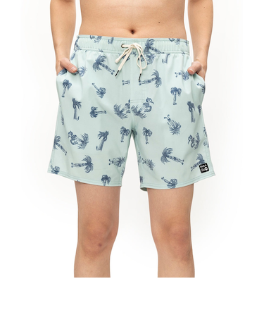 【OUTLET】RVCA メンズ POMMIER PALMS ELASTI ボードショーツ/サーフトランクス BN4 【2024年秋冬モデル】