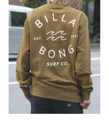 【OUTLET】BILLABONG メンズ ONE TIME トレーナー BRN 【2024年秋冬モデル】
