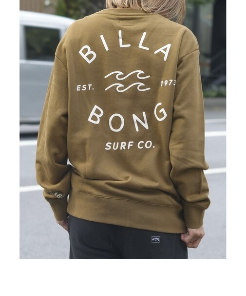 【OUTLET】BILLABONG メンズ ONE TIME トレーナー BRN 【2024年秋冬モデル】